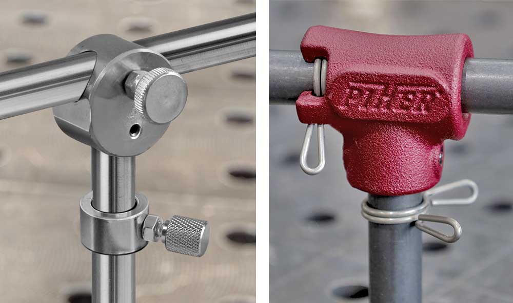 TCP for welding table